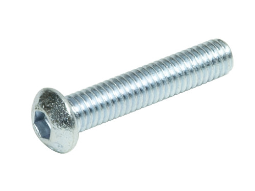 Laagbolkopbout met binnenzeskant ISO 7380-1 M6x14 10.9 Verzinkt